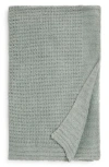 Barefoot Dreams Babies'  Cozychic® Waffle Knit Receiving Blanket In Waterfall