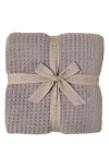 Barefoot Dreams Cozychic Waffle Throw In Beach Rock