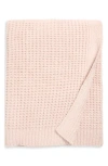 Barefoot Dreams Cozychic® Waffle Knit Throw In Pink
