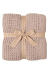Barefoot Dreams Cozychic Waffle Throw In Willow