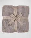 Barefoot Dreams Cozychic Waffle Throw In Beach Rock