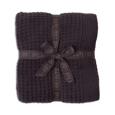 Barefoot Dreams Cozychic Waffle Throw In Brown