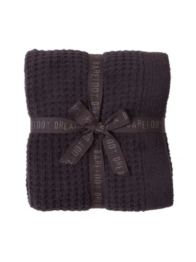 Barefoot Dreams Cozychic Waffle Throw In Brown
