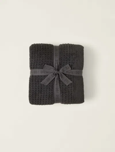 Barefoot Dreams Cozychic® Waffle Throw In Carbon