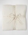 Barefoot Dreams Cozychic Waffle Throw In Cream