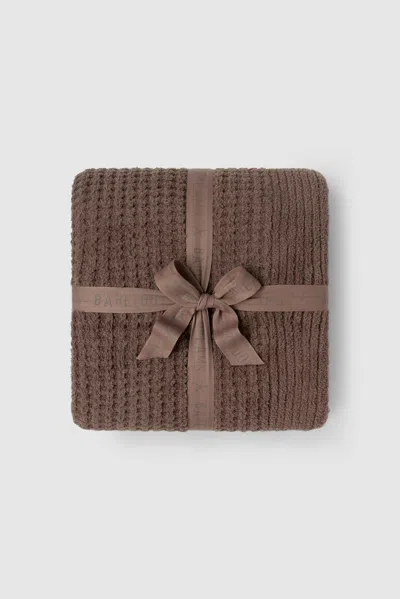 Barefoot Dreams Cozychic® Waffle Throw In Brown