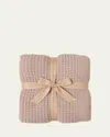 Barefoot Dreams Cozychic Waffle Throw In Willow