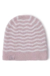 Barefoot Dreams Kids'  Cozychic® Wavy Stripe Baby Beanie In Pink