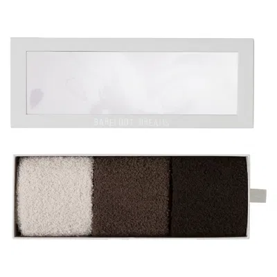 Barefoot Dreams Cozychic Women's 3 Pair Sock Set In Multi