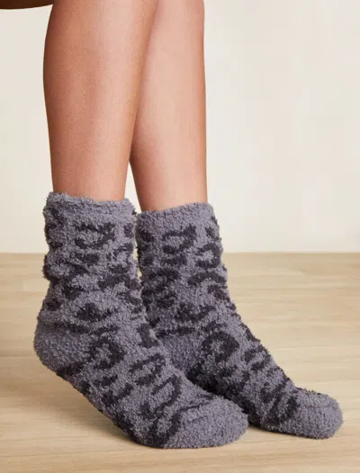 Barefoot Dreams Babies' Cozychic® Youth Barefoot In The Wild® Socks In Gray