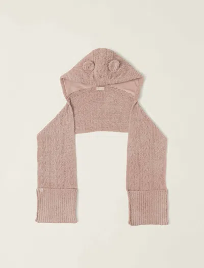 Barefoot Dreams Babies' Cozychic® Youth Bear Beanie Scarf In Willow