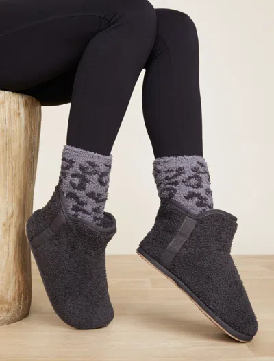 Barefoot Dreams Babies' Cozychic® Youth Booties In Gray