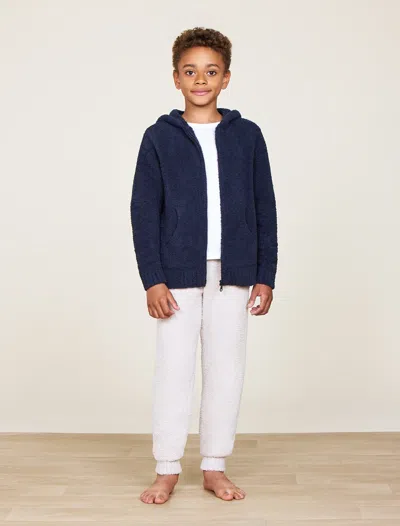 Barefoot Dreams Babies' Cozychic® Youth Hoodie In Blue
