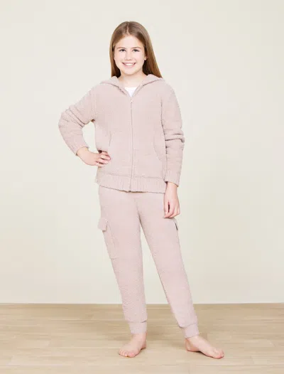 Barefoot Dreams Babies' Cozychic® Youth Hoodie In Pink