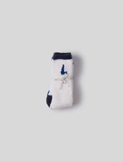 Barefoot Dreams Babies' Cozychic® Youth Space Adventure Sock Set In Cobalt Multi