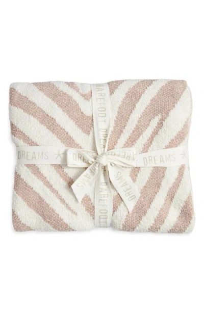 Barefoot Dreams Cozychic® Zebra Throw Blanket In Brown