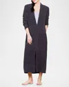 Barefoot Dreams Cozychic Zip-front Lounger In Carbon