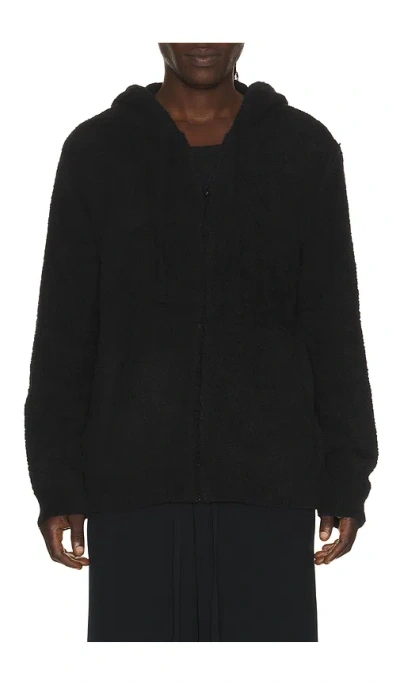 Barefoot Dreams Cozychic Zip Up Hoodie In Black