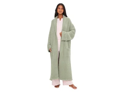 Barefoot Dreams Cozychic(r) Adult Robe Pajama Wave : 2 (chest 36-38), Microfiber/polyester In Green
