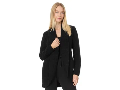 Barefoot Dreams Cozychic(r) Chenille Shawl Cardigan In Black