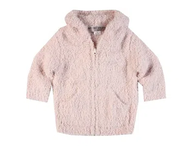 Barefoot Dreams Cozychic(r) Infant Hoodie (infant) Kid's Sweatshirt Pink : 6-12 Months, Polyester