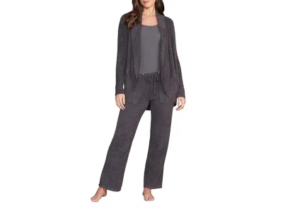 Barefoot Dreams Cozychic(r) Lite Circle Cardigan In Black