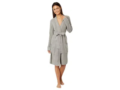 Barefoot Dreams Cozychic(r) Lite Ribbed Robe In Gray