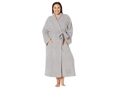 Barefoot Dreams Cozychic(r) Robe Robe Dove/cream : 3 (5'-8"-6'+), Chenille/microfiber/polyester In Gray