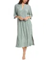 Barefoot Dreams Cozyterry Caftan In Blue