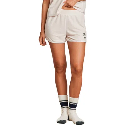 Barefoot Dreams Cozyterry® Lounge Shorts In Sand Dune/sea Salt