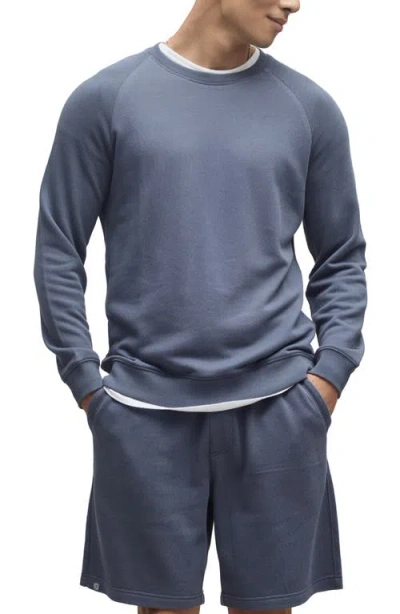 Barefoot Dreams Crewneck French Terry Sweatshirt In Brown