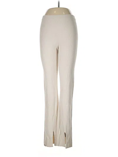 Pre-owned Barefoot Dreams Dress Pants In White