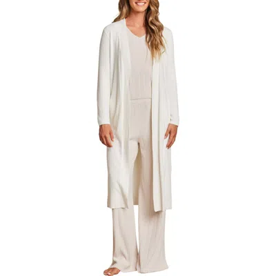Barefoot Dreams Everything Cozychic™ Ultra Lite® Open Front Cardigan In White