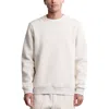Barefoot Dreams Mc Brushed Fleece Split Neck Pullover In Neutral