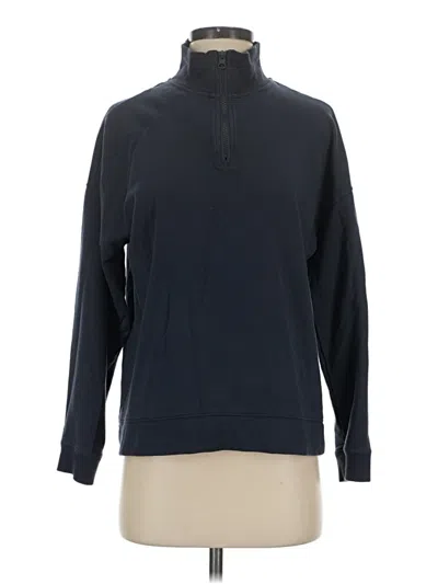Pre-owned Barefoot Dreams Fleece Jacket In Blue