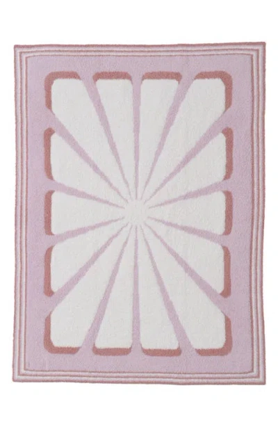 Barefoot Dreams Babies'  Floral Sunburst Cozychic® Stroller Blanket In Petal Multi