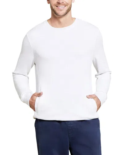 Barefoot Dreams French Terry Pullover In White