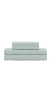 Barefoot Dreams Full Washed Bamboo Sheet Set In Blue