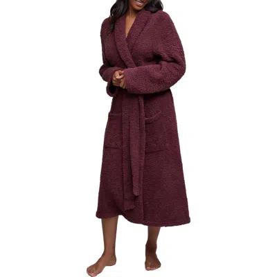 Barefoot Dreams Gender Inclusive Cozychic™ Robe In Deep Garnet