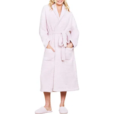 Barefoot Dreams Gender Inclusive Cozychic™ Robe In He Dusty Rose-white