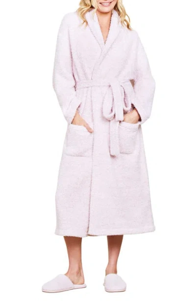 Barefoot Dreams Gender Inclusive Cozychic™ Robe In He Dusty Rose/white