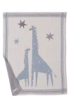 Barefoot Dreams Giraffe Jacquard Cozychic® Stroller Blanket In Gray