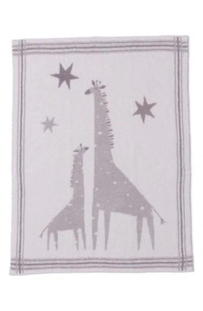 Barefoot Dreams Giraffe Jacquard Cozychic® Stroller Blanket In Neutral