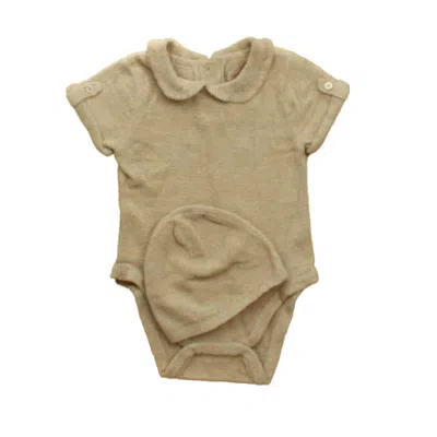 Pre-owned Barefoot Dreams Kids' Girls Mauve Onesie In Purple