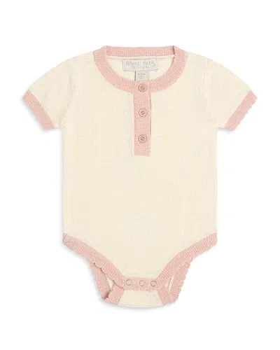 Barefoot Dreams Girls' Scalloped Bodysuit - Baby In Neutral
