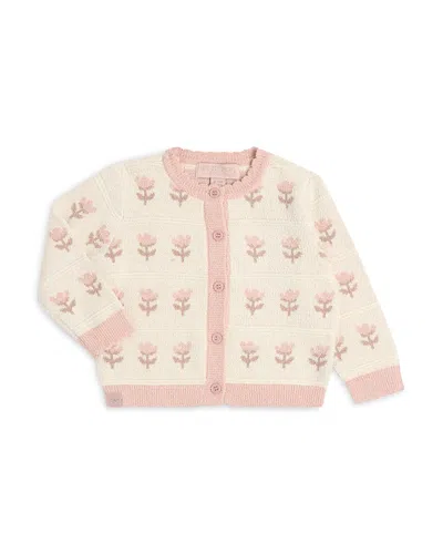 Barefoot Dreams Girls' Wildflower Cardigan - Baby In Multi