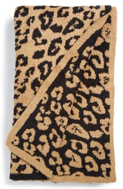 Barefoot Dreams In The Wild Throw Blanket In Midnight/camel