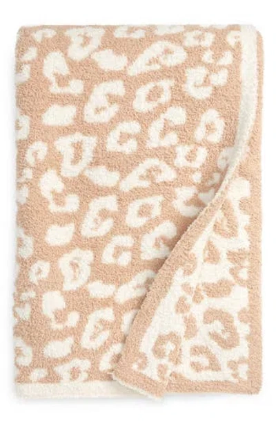 Barefoot Dreams ® In The Wild Throw Blanket In Soft Camel/cream