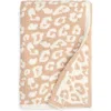 Barefoot Dreams ® In The Wild Throw Blanket In Soft Camel/cream