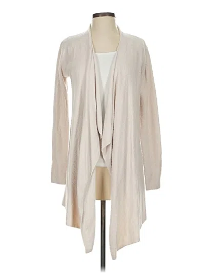 Pre-owned Barefoot Dreams Kimono In Tan